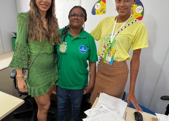 Primeira-dama de Salvador visita Observatório da Discriminação Racial, LGBT e Violência conta a Mulher no Carnaval