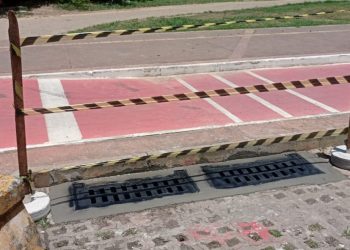 Prefeitura instala grelhas e tampões de ferro antivandalismo