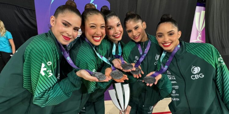 ginastica-ritmica:-brasil-e-prata-em-ultima-competicao-antes-de-paris